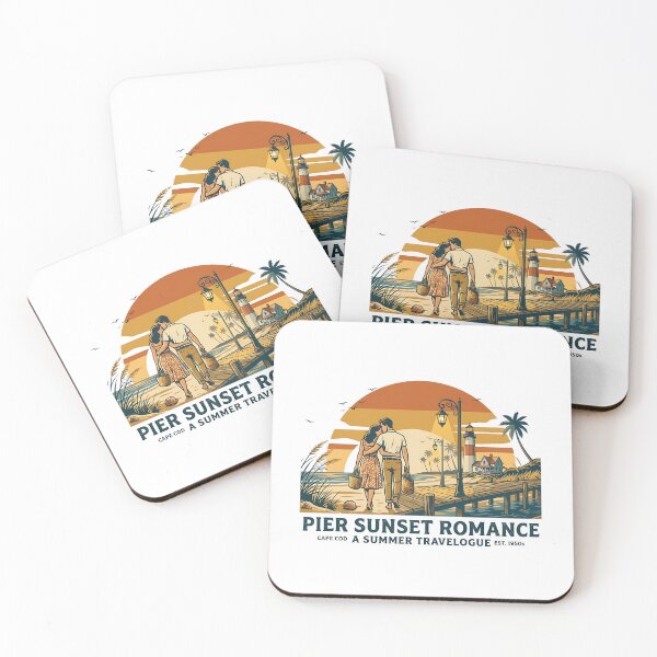 Item preview, Pier Sunset Anniversary Beach Trip Gift for Couples designed and sold by OliviaHayesArt.