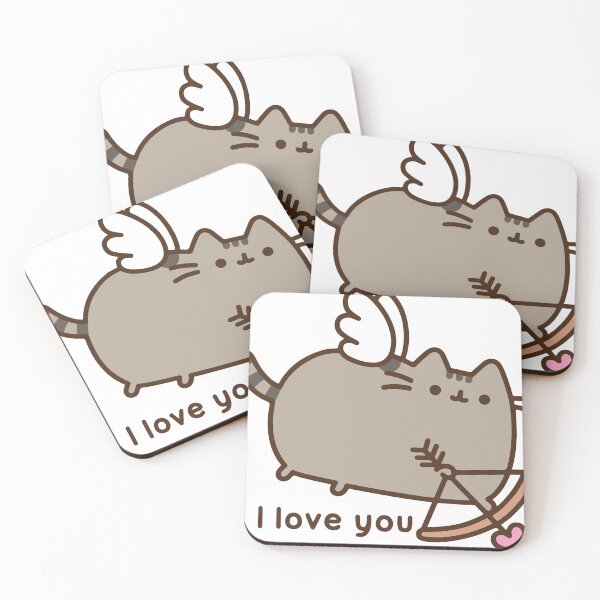 Item preview, pusheen in love designed and sold by daenarys123.