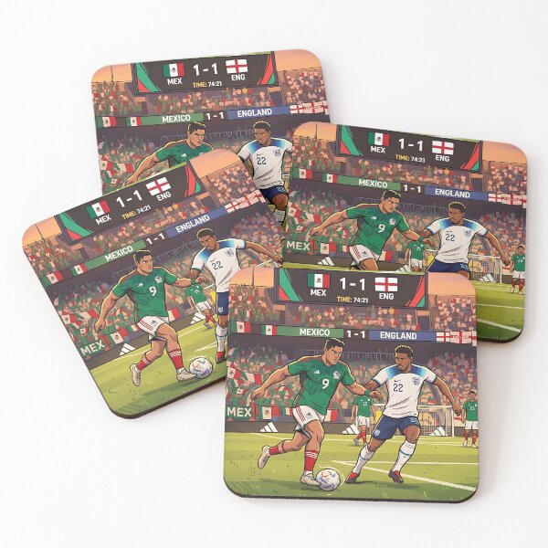 Item preview, Mexico vs England designed and sold by Art Dila Studio.