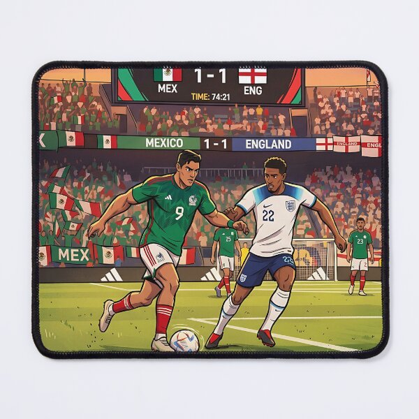 Item preview, Mexico vs England designed and sold by Art Dila Studio.