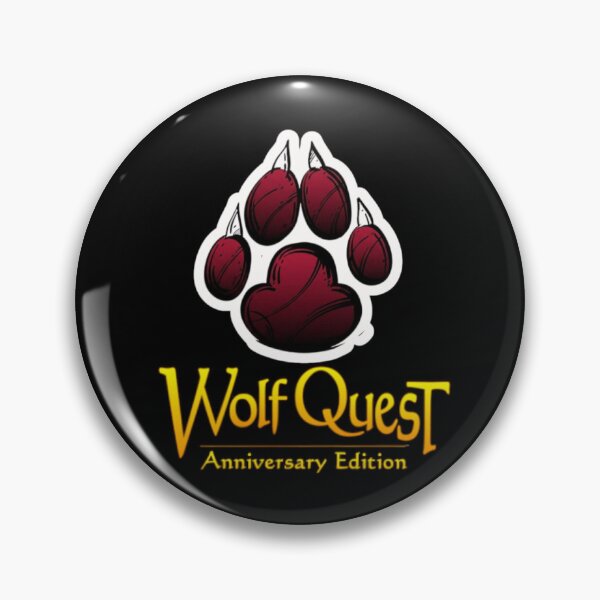 Item preview, Wolfquest Paw Print: Red designed and sold by TheNightKeepersTale.