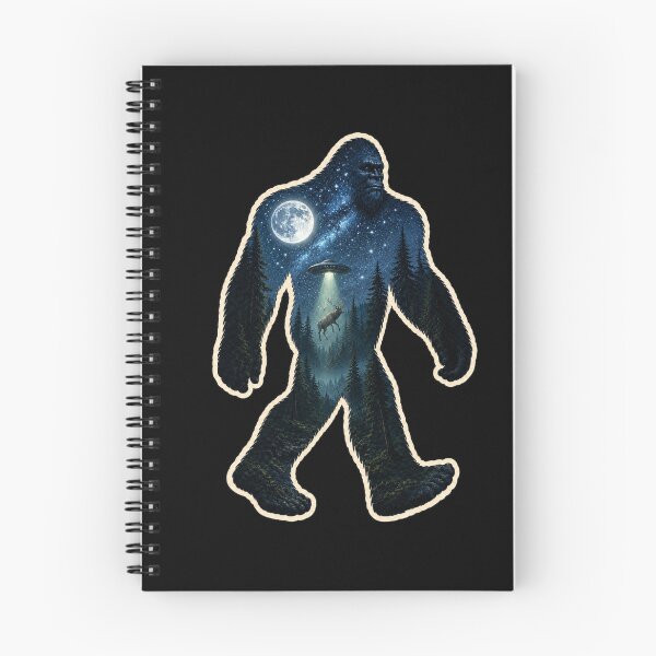Item preview,  Cosmic Bigfoot:Sasquatch Double Exposure Wilderness Art designed and sold by Swanny's Custom T-shirt and Gift Designs.