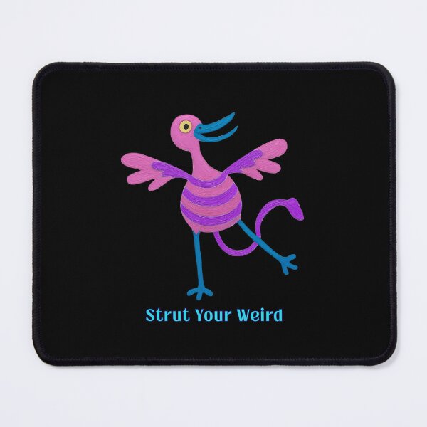 Item preview, Strut Your Weird - Cute Whimsical Fantasy Bird Creature designed and sold by PatykArt.