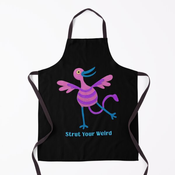 Artikelvorschau, Strut Your Weird - Cute Whimsical Fantasy Bird Creature entworfen und verkauft von PatykArt.