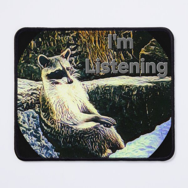 Item preview, raccoon designed and sold by gracehopelove.