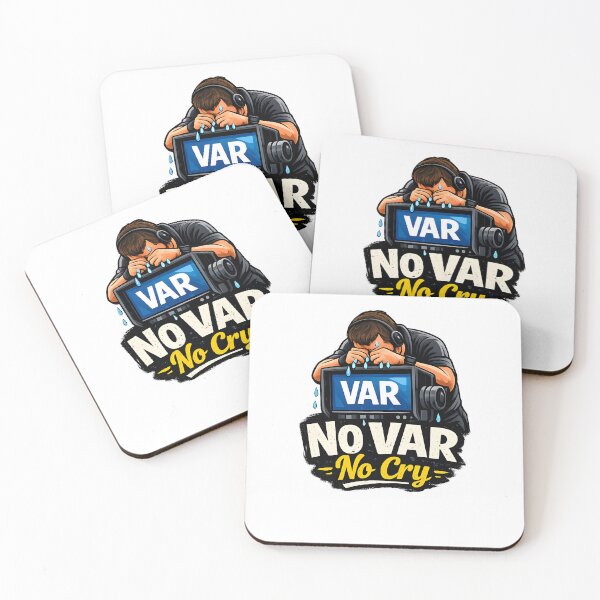 Item preview, No VAR No Cry – Funny Football Meme designed and sold by darkan1.