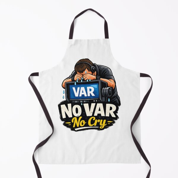 Item preview, No VAR No Cry – Funny Football Meme designed and sold by darkan1.