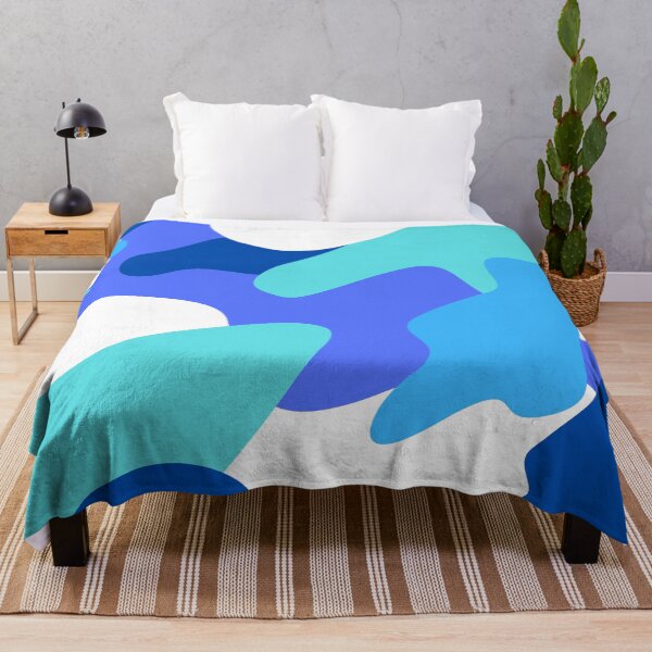 Item preview, Blue Navy Camouflage Seamless Camo Pattern designed and sold by DesignsVault.