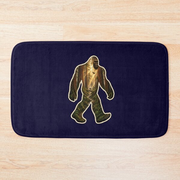 Item preview, Bigfoot in the Redwoods, Sasquatch Double Exposure Wilderness Art designed and sold by Swanny's Custom T-shirt and Gift Designs.