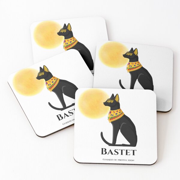 Item preview, Bastet, Egyptian Cat Goddess - Mystic Moon Art designed and sold by StudioPyramide.