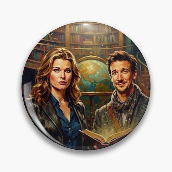 Item preview, The Librarians Retro Fantasy Adventure Magic Library Vault Tribute Art TV Show Poster designed and sold by Art's Diner.