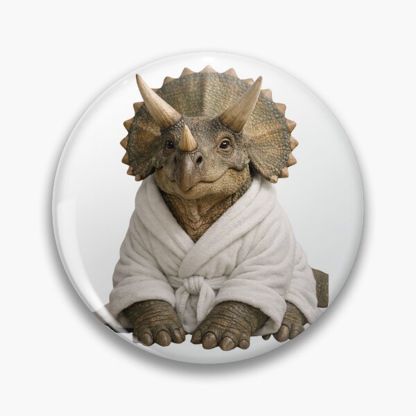 Item preview, Bathrobe Triceratops designed and sold by Sillytoe.