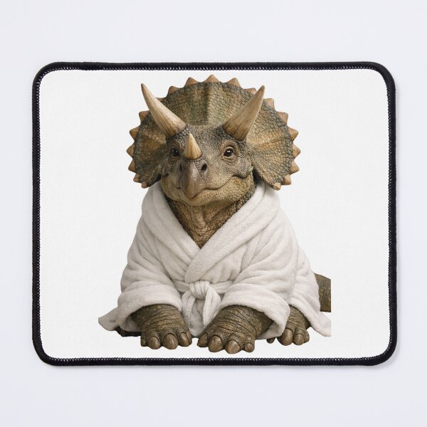 Item preview, Bathrobe Triceratops designed and sold by Sillytoe.