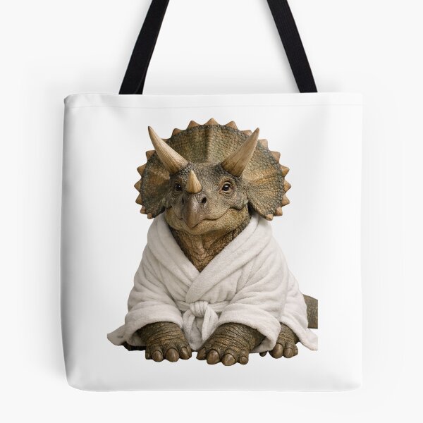 Item preview, Bathrobe Triceratops designed and sold by Sillytoe.