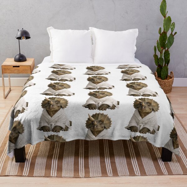 Item preview, Bathrobe Triceratops designed and sold by Sillytoe.