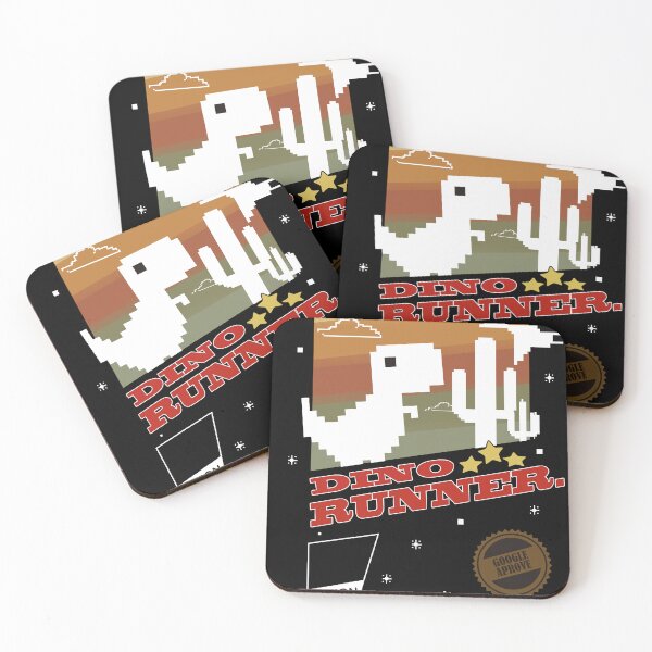 Item preview, DINO RUNNER RETRO GAME designed and sold by samuzai.