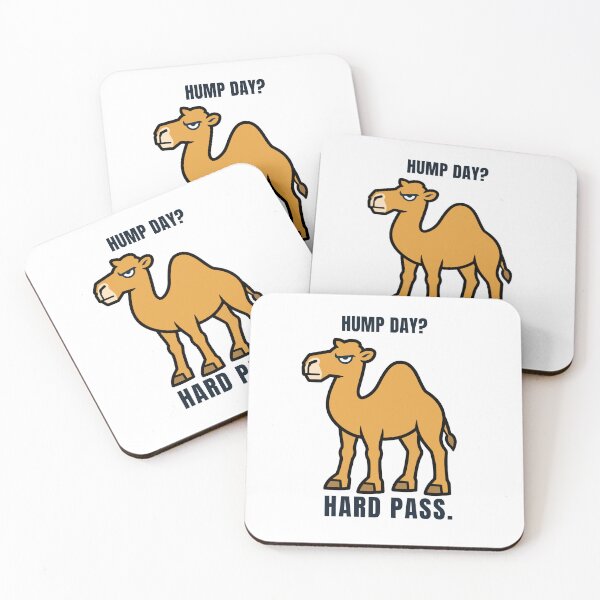 Item preview, Hump Day Hard Pass Sarcastic camel with an annoyed look designed and sold by Lyfeinsights.