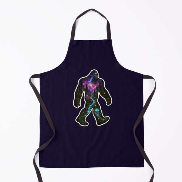 Item preview, Cosmic Bioluminescent , Sasquatch Double Exposure Wilderness Art designed and sold by Swanny's Custom T-shirt and Gift Designs.