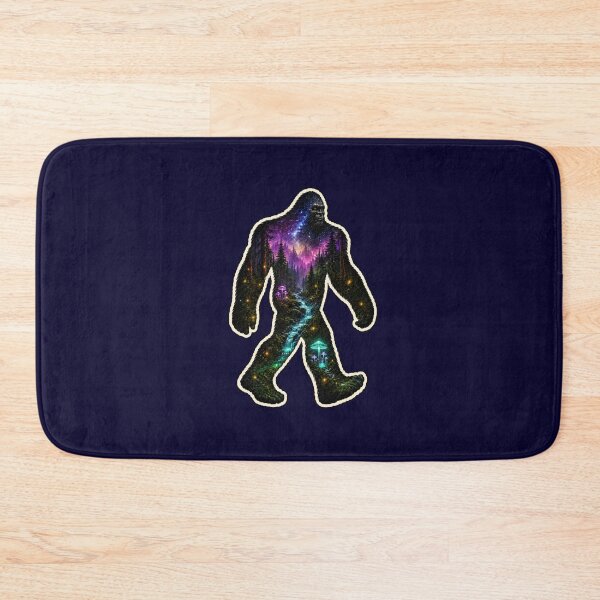 Item preview, Cosmic Bioluminescent , Sasquatch Double Exposure Wilderness Art designed and sold by Swanny's Custom T-shirt and Gift Designs.