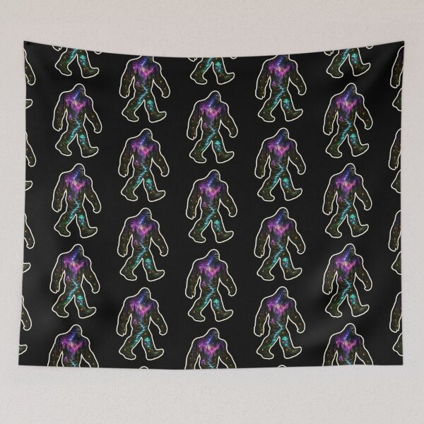 Item preview, Cosmic Bioluminescent , Sasquatch Double Exposure Wilderness Art designed and sold by Swanny's Custom T-shirt and Gift Designs.