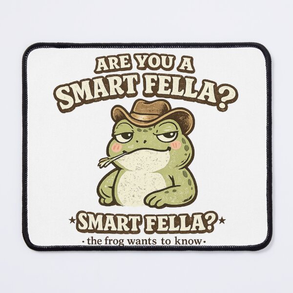 Item preview, Are You A Smart Fella Cowboy Frog Funny Vintage Western Shirt Retro Humor Gift Frog Lover Tee Sarcastic Shirt designed and sold by Moss & Mellow.