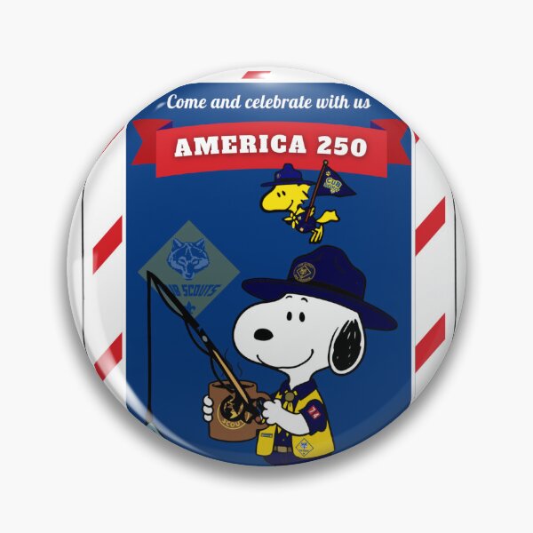 Item preview, Snoopy and Woodstock and the Cub Scouts Americas 250th Birthday designed and sold by The Retromotel.