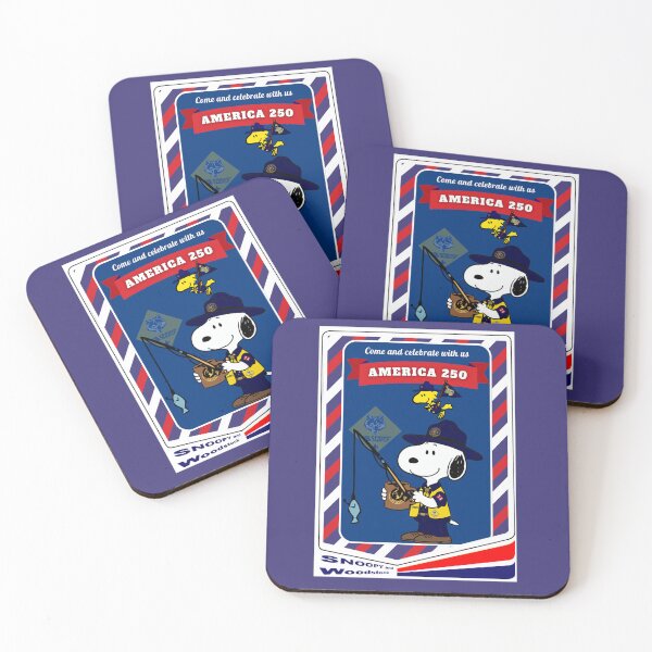 Item preview, Snoopy and Woodstock and the Cub Scouts Americas 250th Birthday designed and sold by The Retromotel.
