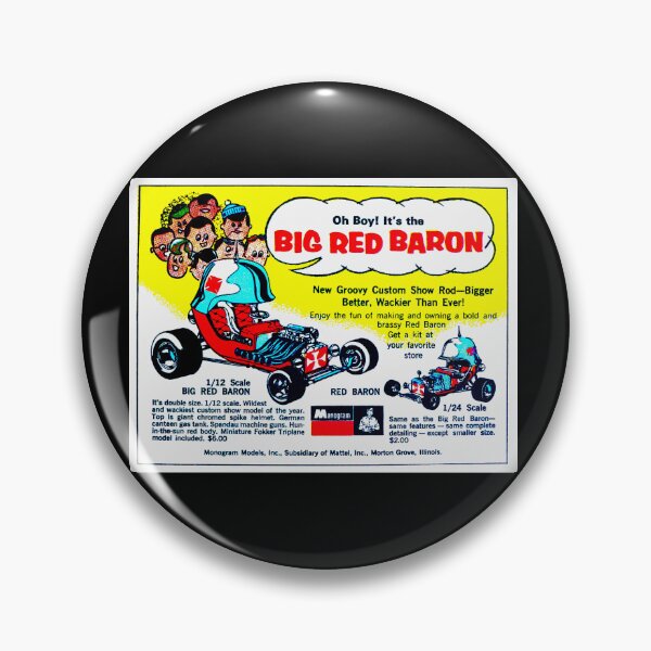 Item preview, Monogram 1960s model ad Big Red Baron designed and sold by Dlt1981.