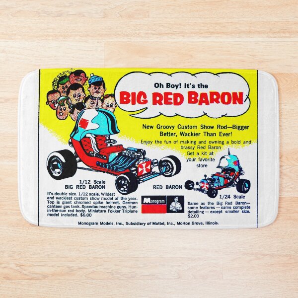 Item preview, Monogram 1960s model ad Big Red Baron designed and sold by Dlt1981.