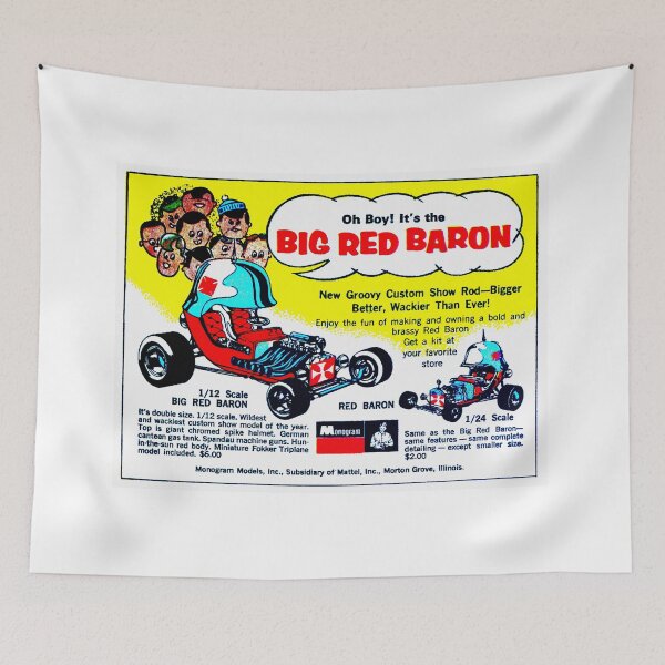 Item preview, Monogram 1960s model ad Big Red Baron designed and sold by Dlt1981.