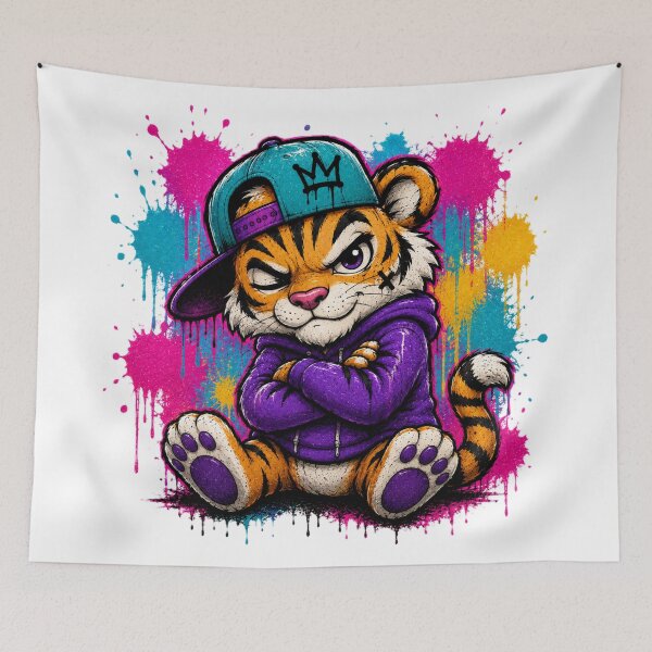 Item preview, Graffiti Tiger designed and sold by Thor-stone.