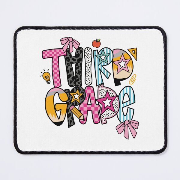 Item preview, Preppy Third Grade Back to School Girls Kids designed and sold by KroghDs.