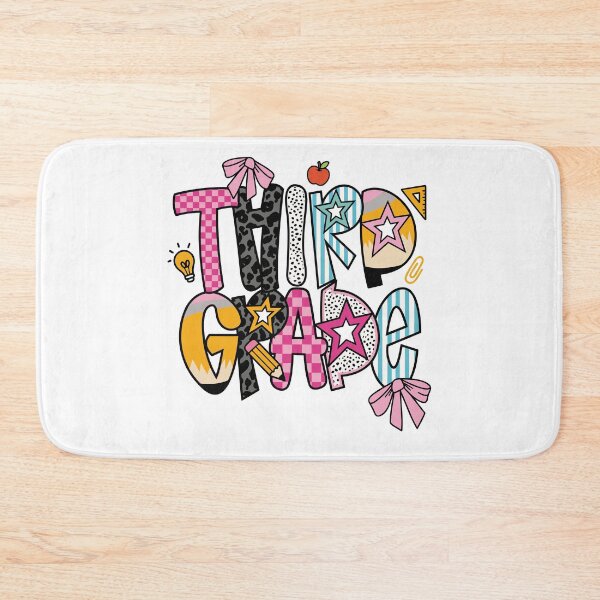 Item preview, Preppy Third Grade Back to School Girls Kids designed and sold by KroghDs.