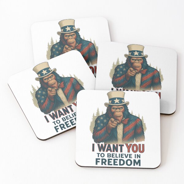 Item preview, Bigfoot Uncle Sam  designed and sold by TJT-GRAPHIX.
