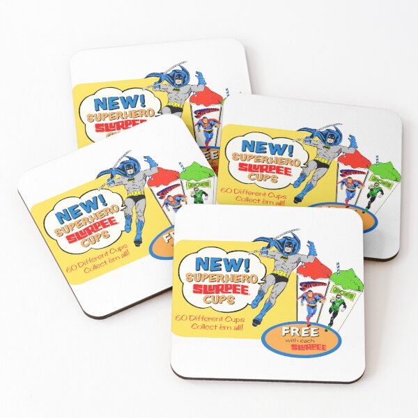 Item preview, Superman Batman 7 Eleven promotion 1974 designed and sold by The Retromotel.