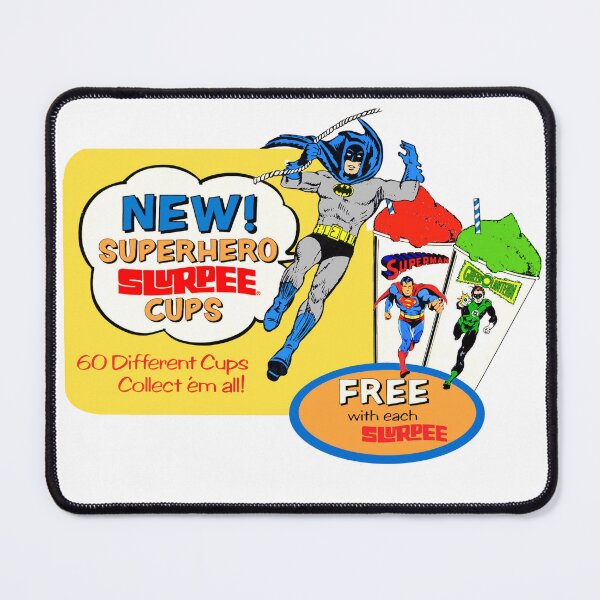 Item preview, Superman Batman 7 Eleven promotion 1974 designed and sold by The Retromotel.
