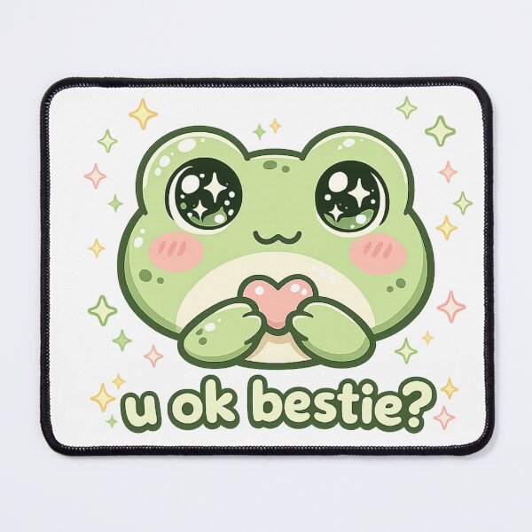 Item preview, U Ok Bestie Cutecore Kawaii Frog Shirt Y2K Aesthetic Gift Cute Frog Lover Tee Pastel Kawaii Shirt designed and sold by Moss & Mellow.