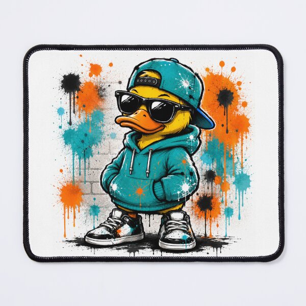 Item preview, Cool Graffiti Duck designed and sold by Thor-stone.