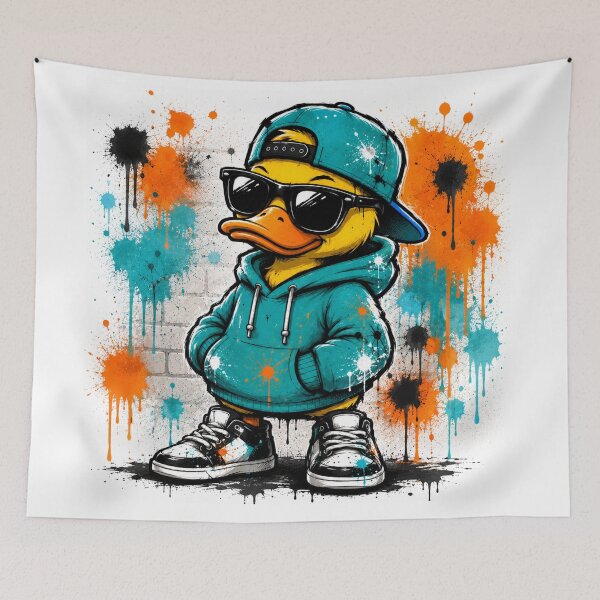 Item preview, Cool Graffiti Duck designed and sold by Thor-stone.