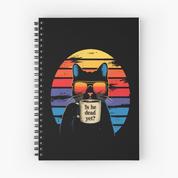 Item preview, Is He Dead Yet? Sarcastic Cat Coffee Lover Morning Humor designed and sold by HumansStuck12.