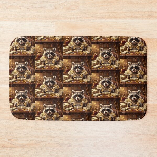 Item preview, ​The Millionaire Raccoon. designed and sold by JoyNest = "The nest of joy".