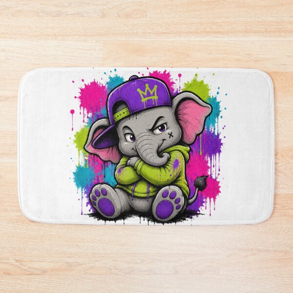 Item preview, Graffiti Elephant designed and sold by Thor-stone.
