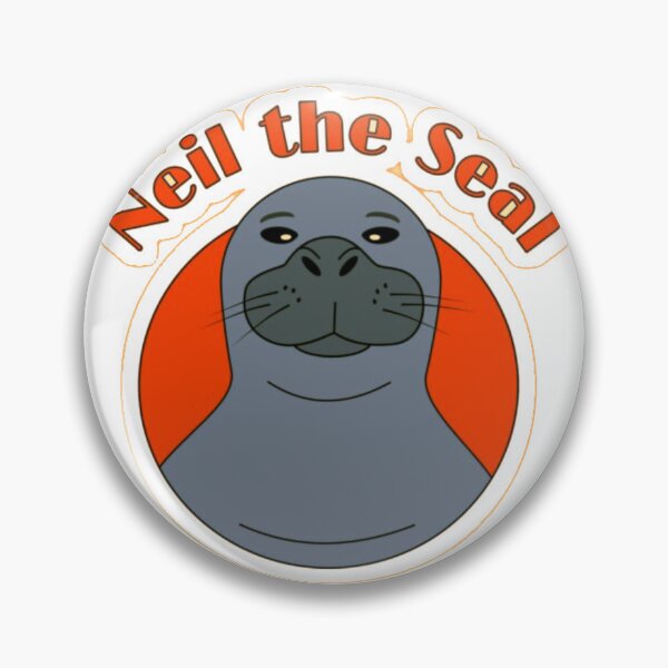 Item preview, Neil the seal designed and sold by Shresart ✨.