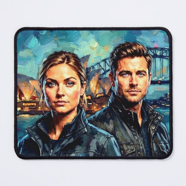 Item preview, NCIS Sydney Retro Crime Drama Naval Investigative Service Tribute Art TV Show Poster designed and sold by Art's Diner.
