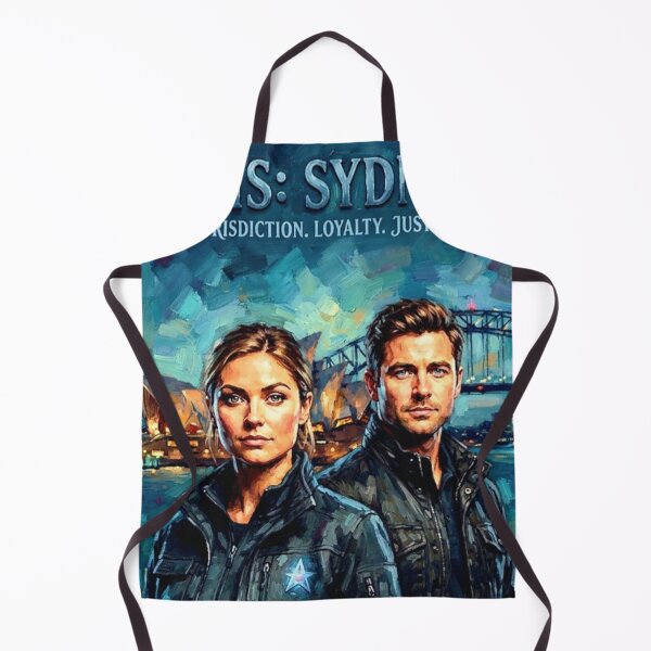 Item preview, NCIS Sydney Retro Crime Drama Naval Investigative Service Tribute Art TV Show Poster designed and sold by Art's Diner.