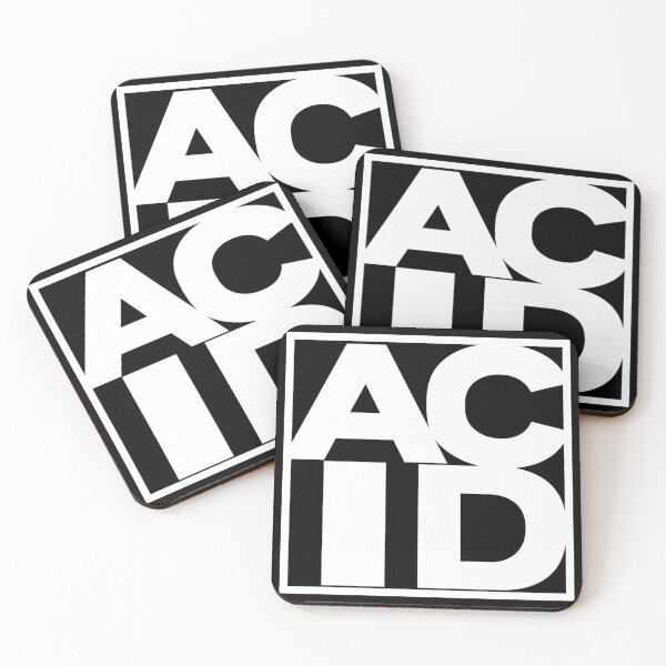 Item preview, ACID - Futuristic Techno Minimalism Design designed and sold by UndergroundRavers.
