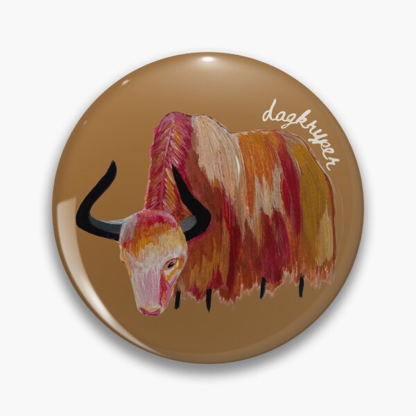 Item preview, Yak Grazing Highland Wildlife Painting Study designed and sold by dagkryper.