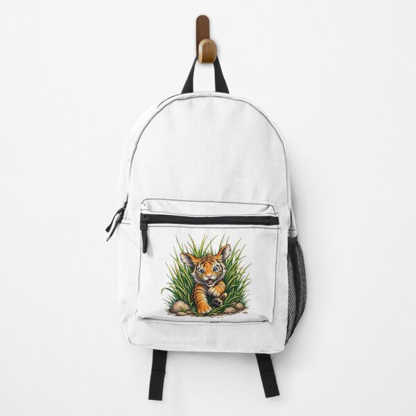 Item preview, Cute Baby Tiger Fantasy Creature Illustration | Tiger Cub Animal Art designed and sold by bambooks.tabooks.