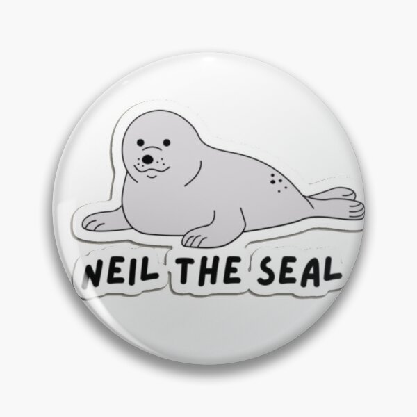 Item preview, Neil the seal designed and sold by Shresart ✨.