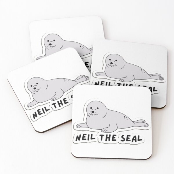 Item preview, Neil the seal designed and sold by Shresart ✨.